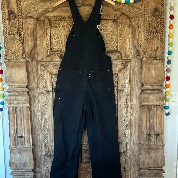 Carhartt Black Double Knee Overalls - Picture 2 of 8